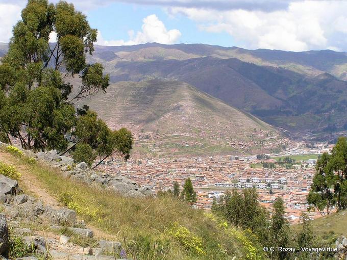 Panoramablick von Cusco -Peru