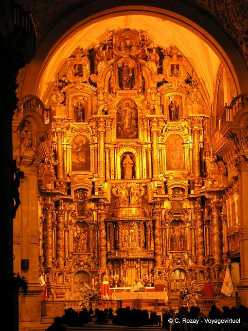 Cusco, Altar der Kirche Templo de la Compañía de Jesús -Peru