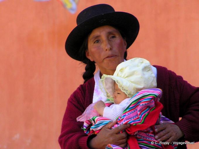 Die Mutter und Kind, Ayacucho -Peru