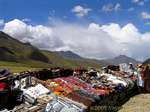 Stall der Puno-Cuzco Grenze, Raya, El Condor Andino, Peru.