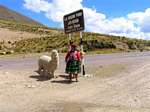 Lamas zu Raya, 4335m Höhe, Puno die Desea feliz viaje, Peru.
