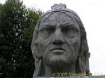 Otavalo, Büste Ruminahui, General Inka Atahualpa, Ecuador.
