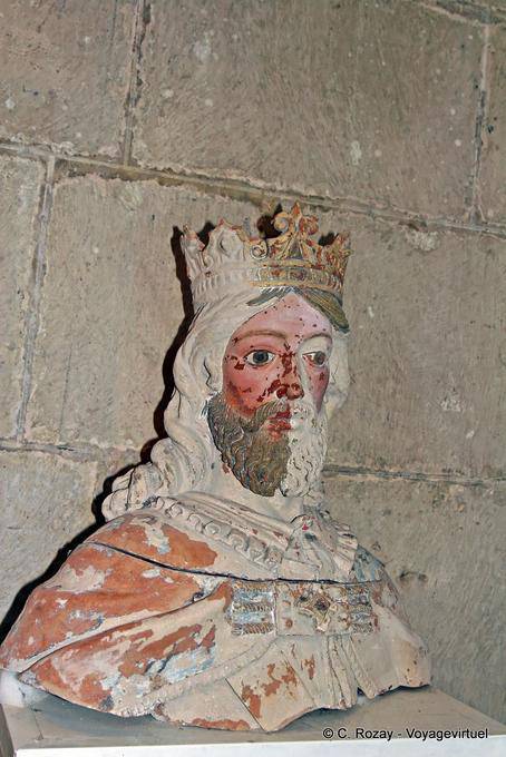 Joao II der ideale König, Büste, Alcobaça - Portugal