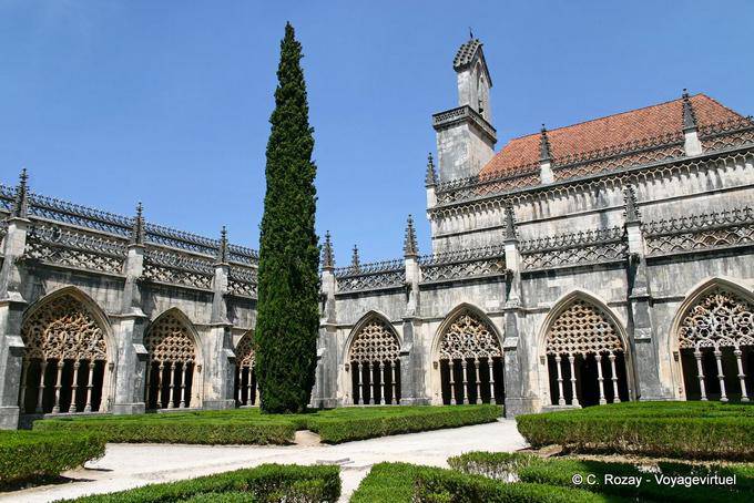 Außenanlagen des Klosters von König João I, Dominikanische Kloster von Batalha - Portugal