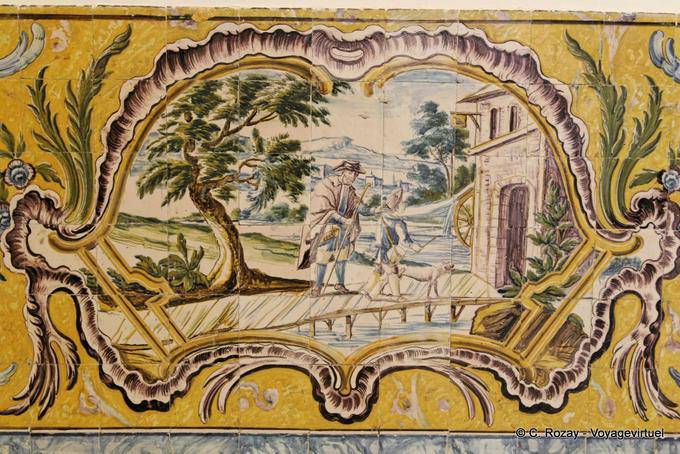 Azulejos, der Pastor und Hirte, Coimbra - Portugal