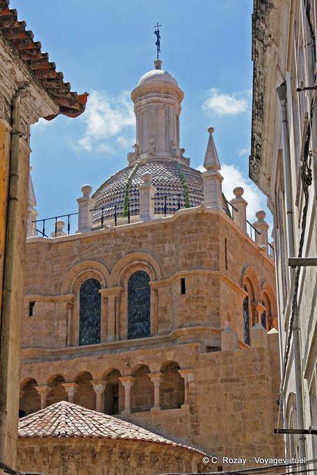 Romanischen Vierungsturm, Coimbra Kathedrale Sé Velha - Portugal