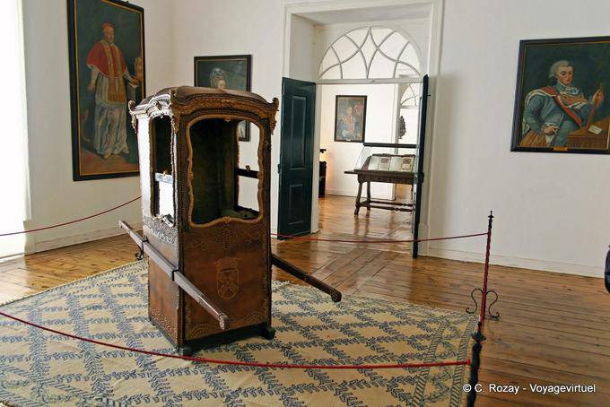 Sänfte, Palast der Herzöge von Cadaval, Évora - Portugal