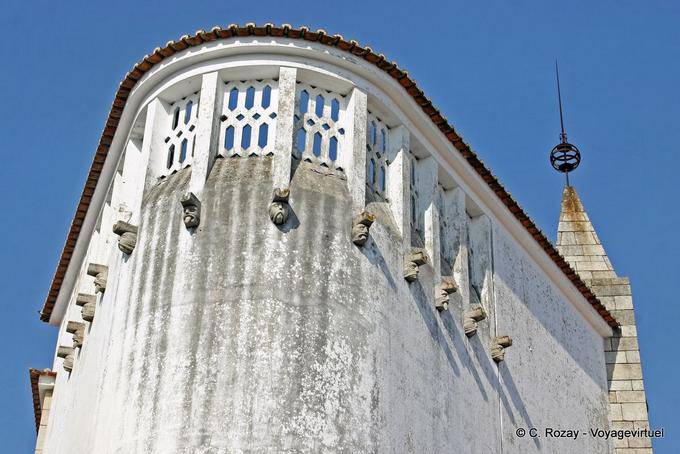 Évora, Patio tun Salema, geformten Köpfen, die Sprache zu ziehen - Portugal
