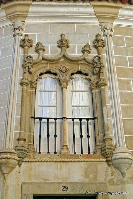 Outdoor-Architektur Palast von Vasco da Gama, Évora - Portugal