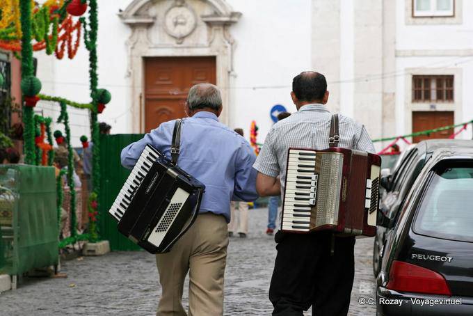 Akkordeonisten, Alfama, Lissabon - Portugal