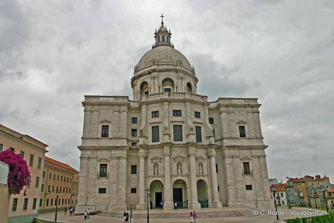 Die National Pantheon, alte Kirche von Santa Engracia, Graca, Lissabon - Portugal
