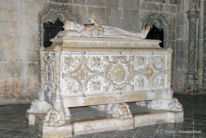Vasco de Gama Grab, Hieronymus-Kloster zurück, Lissabon - Portugal
