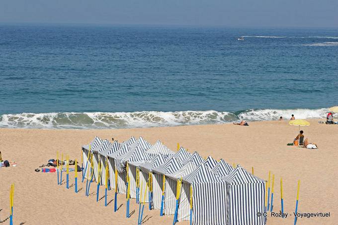 Das Meer und Strandmuscheln, Nazaré - Portugal