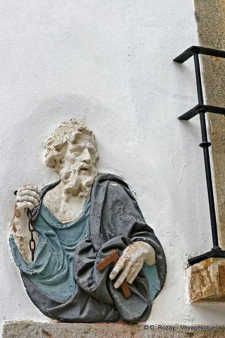 Baute sich eine Wand, Óbidos - Portugal
