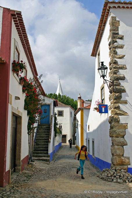 Rennen in den Sack, Óbidos - Portugal