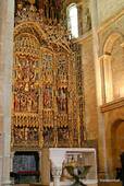 Der Hauptaltar, Sé Velha, Coimbra, Portugal.