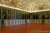 Gallery Ölporträts der Könige von Portugal, Sala Grande dos Actos, Universität Coimbra, Portugal.