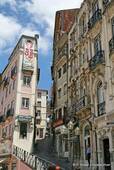 Coimbra, schmales Gebäude, Rua do Corpo de Deus, Portugal.