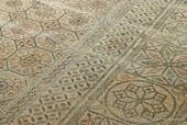 Fragment des Mosaiks in den römischen Ruinen, Conimbriga, Portugal.