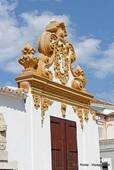 Lagos, typische Dekoration des Regimentswarehouse, Portugal.