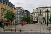 Praça Luís de Camões‎ Bairro Alto Lissabon, Portugal