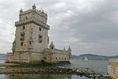 Der Turm von Belém, Lissabon, Portugal.