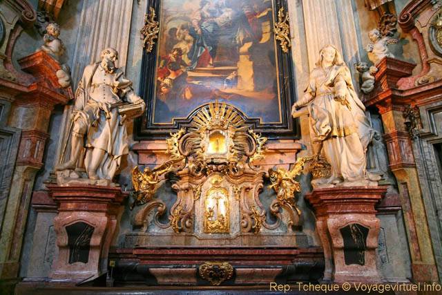 Église Saint-Nicolas (Kostel sv. Mikuláše), un autel secondaire, Malá Strana - Prag, Tschechische Republik