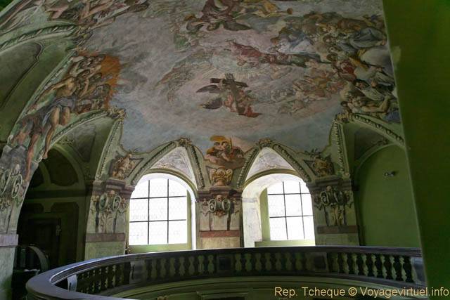L'intérieur de la coupole mesure 50 m, Église Saint-Nicolas (Kostel sv. Mikuláše), Malá Strana - Prag, Tschechische Republik