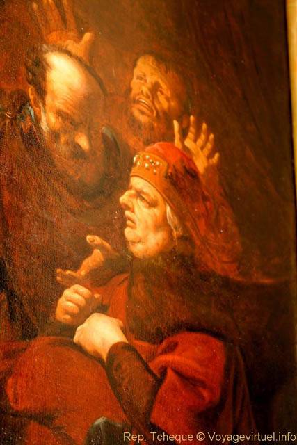 Fragment de fresque, Église Saint-Nicolas (Kostel sv. Mikuláše), Malá Strana - Prag, Tschechische Republik