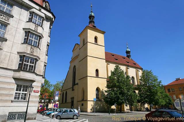Hastalske Namesti, église St Castulus - Prag, Tschechische Republik