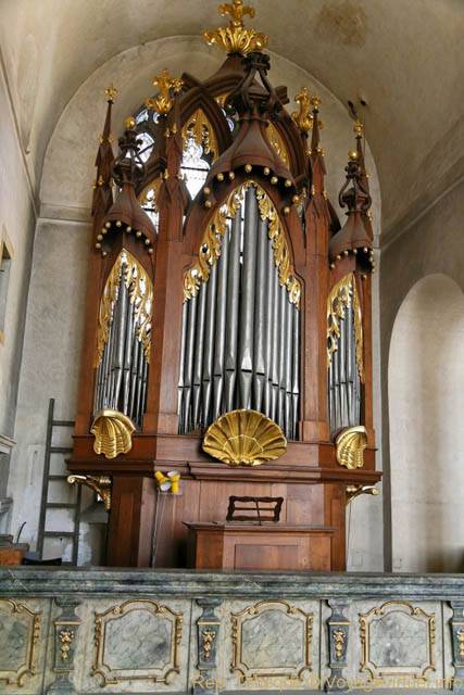Hradcany, Ancien Palais Royal, l'orgue de la Chapelle de Tous Les Saints (Prazsky Hrad) - Prag, Tschechische Republik