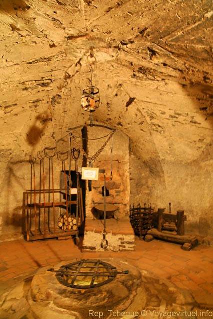 Hradčany, Daliborka, la salle de torture, (Prazsky Hrad) - Prag, Tschechische Republik