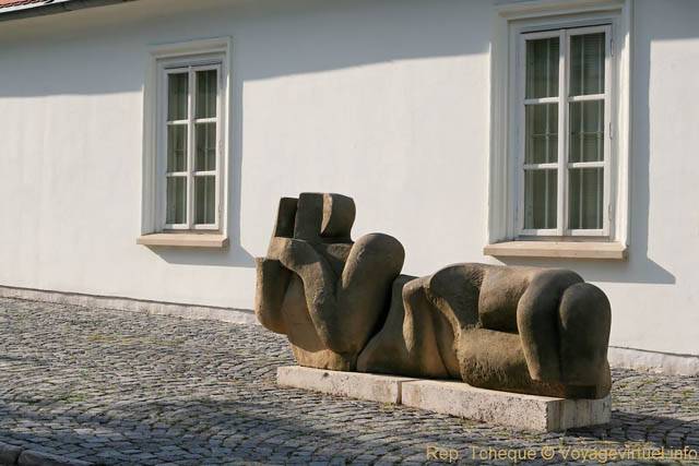 Museum Kampa, sculpture extérieure, Sovovy Mlyny - Prag, Tschechische Republik