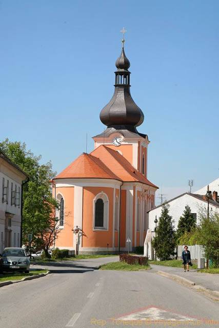 Village de Kladruby, son église - Prag, Tschechische Republik