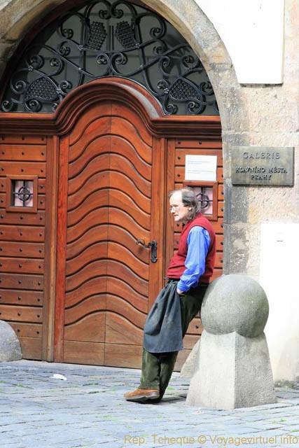 L'homme au tablier, Melantrichova - Prag, Tschechische Republik
