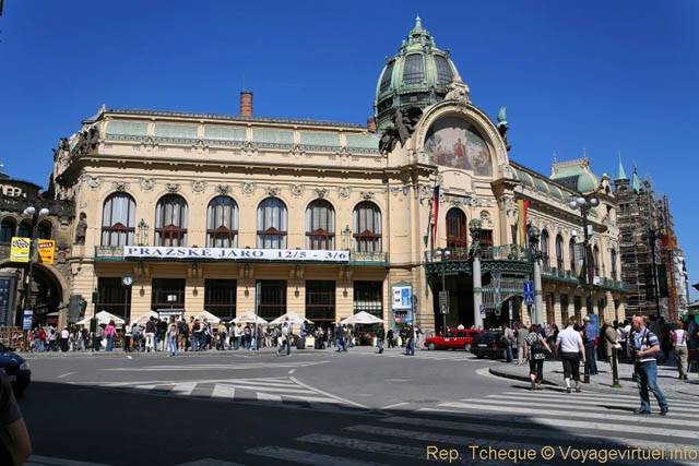 La Maison municipale (Obecní dům), vue d'ensemble - Prag, Tschechische Republik