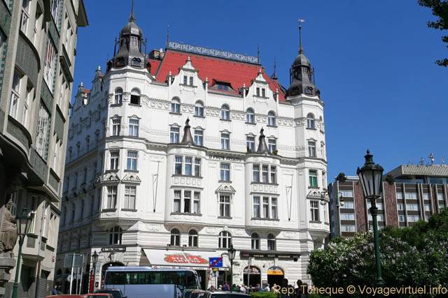 Nam Curieovych, le bâtiment U Pruni Reduty, Josefov - Prag, Tschechische Republik