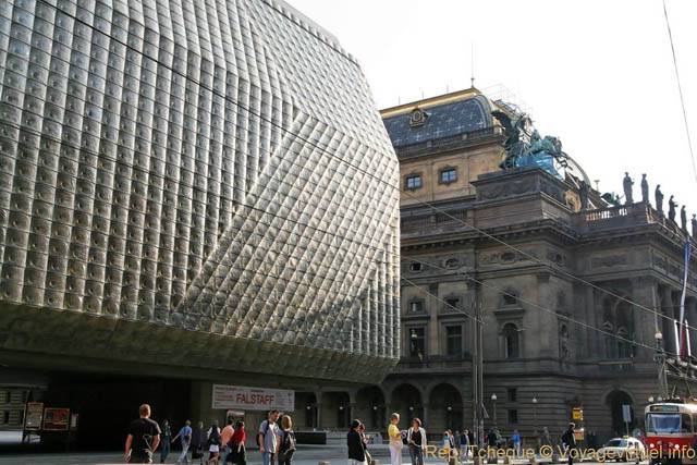 Národní, Nova Scena Divadlo, effet architectural - Prag, Tschechische Republik