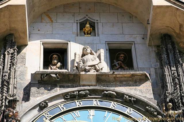 L'apparition des apôtres sur l'horloge astronomique, Vieille-Ville, Ancien Hôtel de ville - Prag, Tschechische Republik
