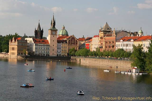 Panorama Karlovy Lazne Novotneho Lavka - Prag, Tschechische Republik