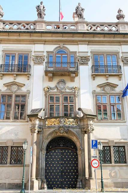 Façade et statues, Prokopska, Malá Strana - Prag, Tschechische Republik