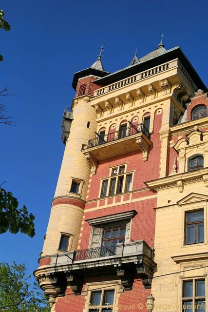Immeuble du restaurant Bellevue, Smetanovo nábřeží - Prag, Tschechische Republik