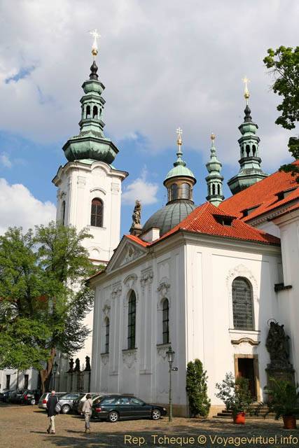 Les clochers du Monastère Strahov (Strahovský klášter) - Prag, Tschechische Republik