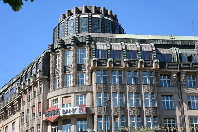 Immeuble de la Bawag Bank, Vaclavske Namesti - Prag, Tschechische Republik
