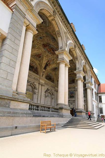 Les arcades de la Sala Terrena, Palais Wallenstein - Prag, Tschechische Republik