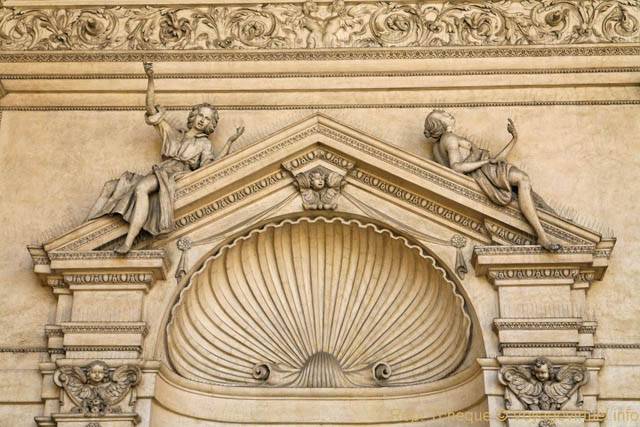 Palais Wallenstein, ornementation de la Sala Terrena - Prag, Tschechische Republik