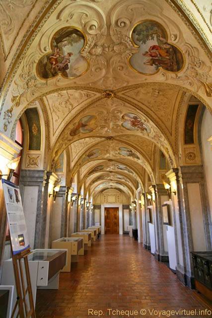 Le couloir mythologique, Palais Wallenstein - Prag, Tschechische Republik
