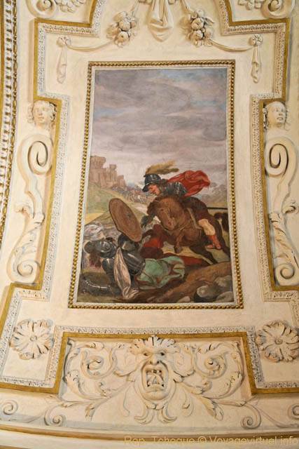 Scène de guerre, Palais Wallenstein, (Valdštejnský palác), Sénat, Letenska - Prag, Tschechische Republik