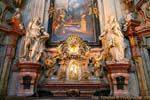 Église Saint-Nicolas (Kostel sv. Mikuláše), un autel secondaire, Malá Strana, Prag, Tschechische Republik.