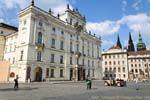 Hradcanske Nam, devant le Lobkowicz Palace, Prag, Tschechische Republik.